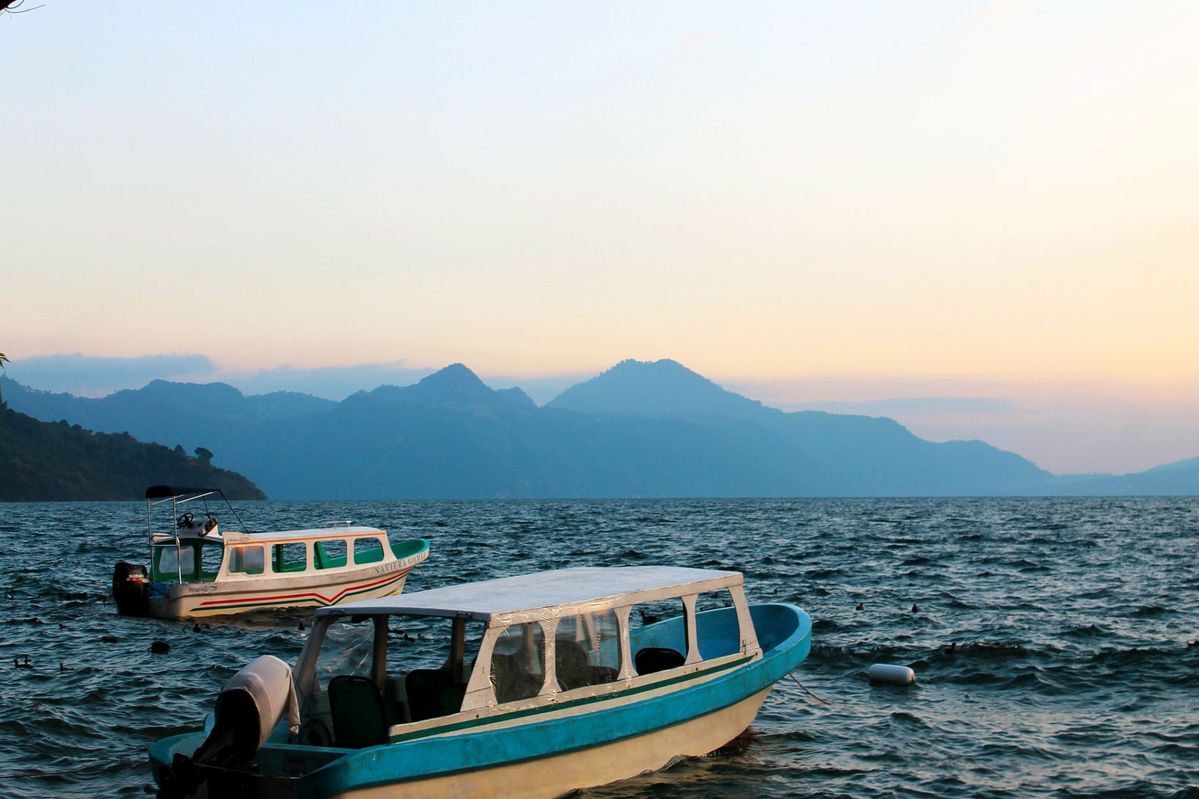 lake-atitlan-boats-sunset-itinerary