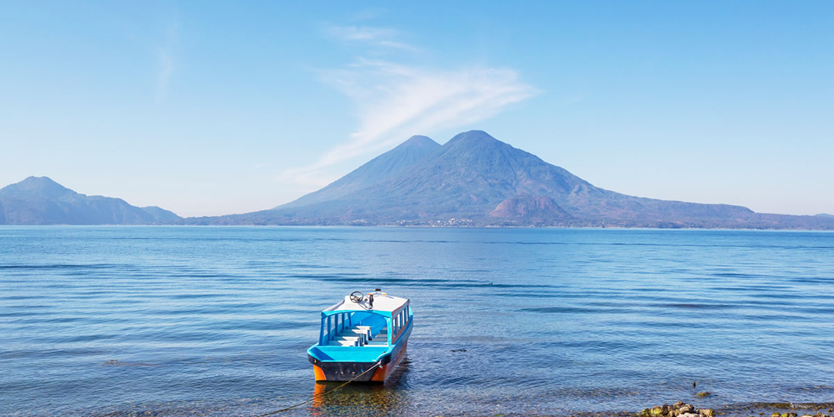 Atitlan-Lancha & Lake